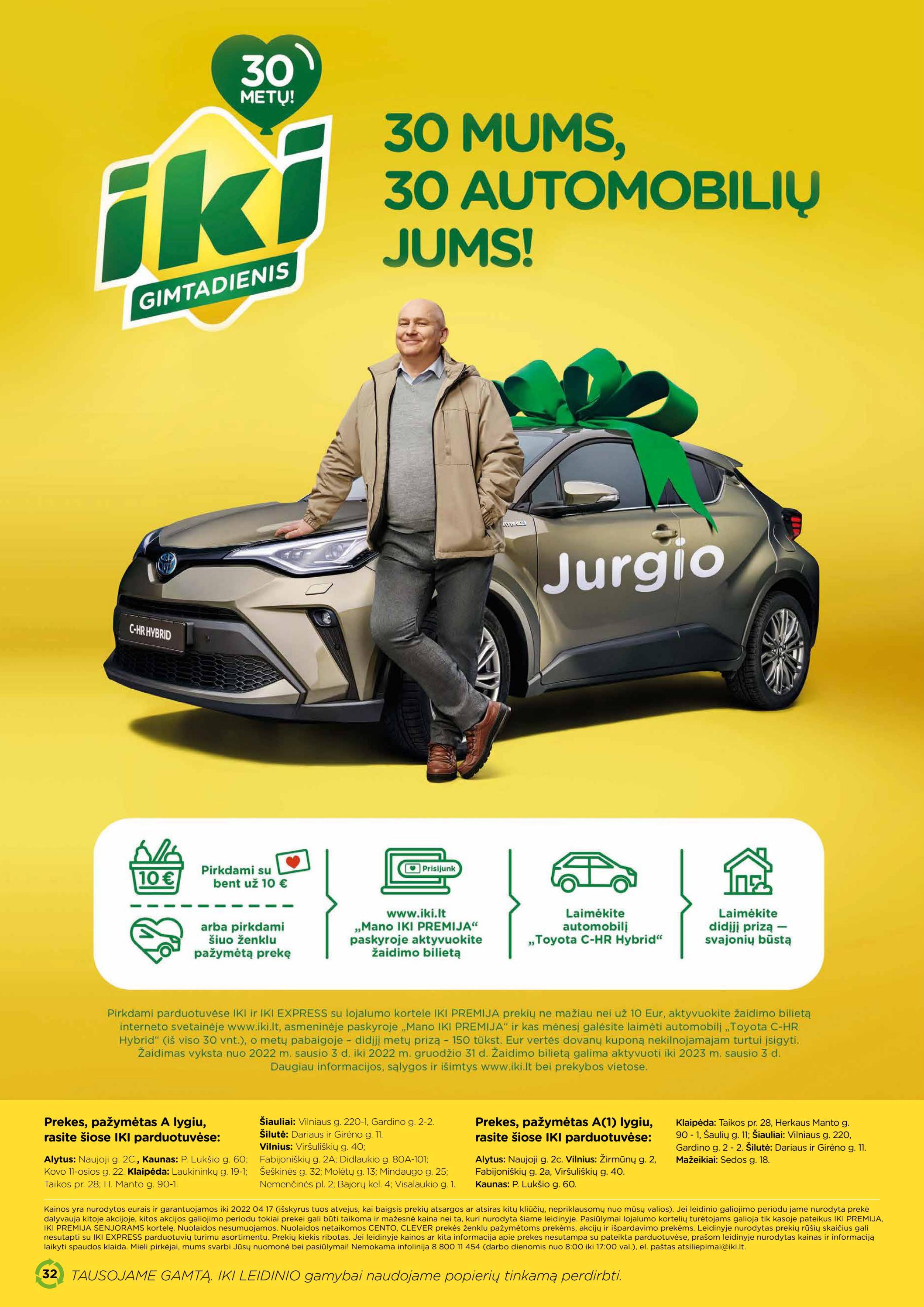 Iki leidinys akcijos nuo 
  2022-03-14 iki 
  2022-04-17 | Leidinukas.lt puslapis 32