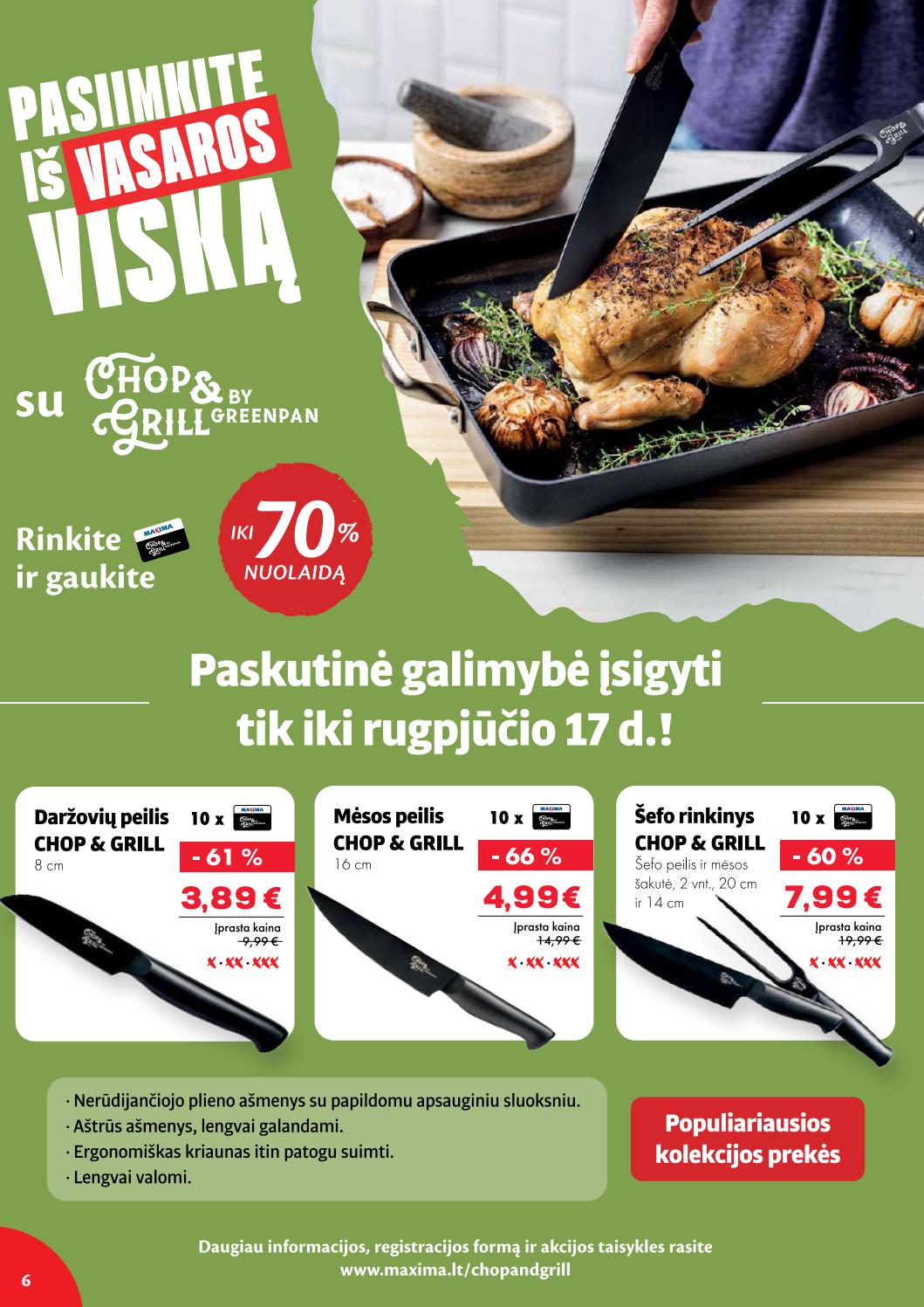 Maxima kaininis leidinys akcijos nuo 
  2021-08-10 iki 
  2021-08-16 | Leidinukas.lt puslapis 6