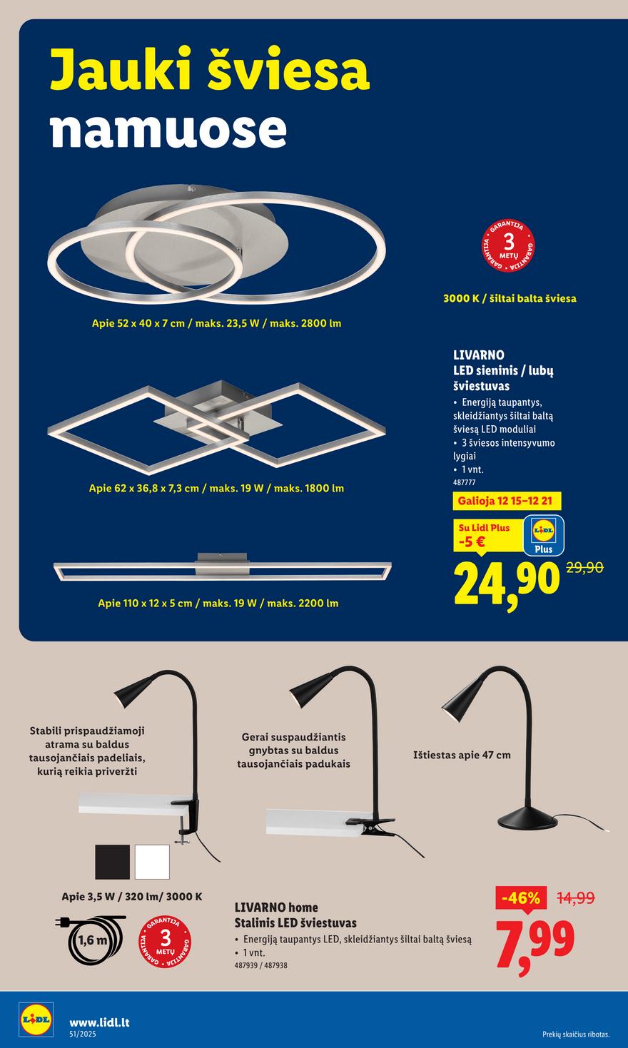 Lidl leidinys akcijos nuo 
  2025-12-15 iki 
  2025-12-21 | Leidinukas.lt puslapis 18