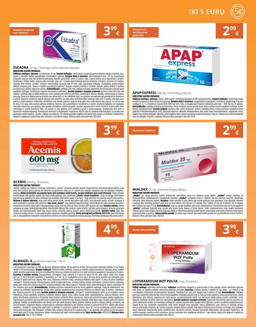 Gintarinės vaistinės leidinys akcijos nuo 
  2025-12-01 iki 
  2025-12-31 | Leidinukas.lt puslapis 3