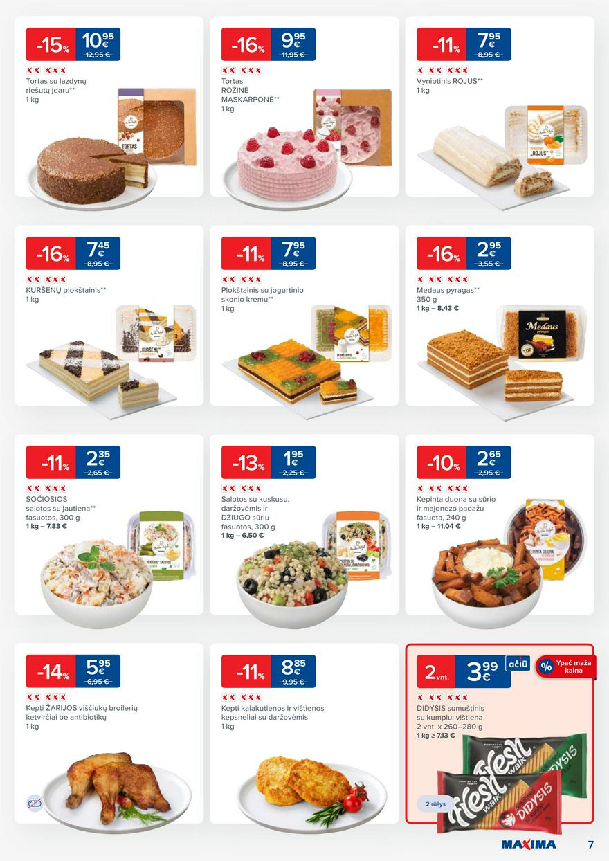 Maxima kaininis leidinys akcijos nuo 
  2023-09-12 iki 
  2023-09-18 | Leidinukas.lt puslapis 7