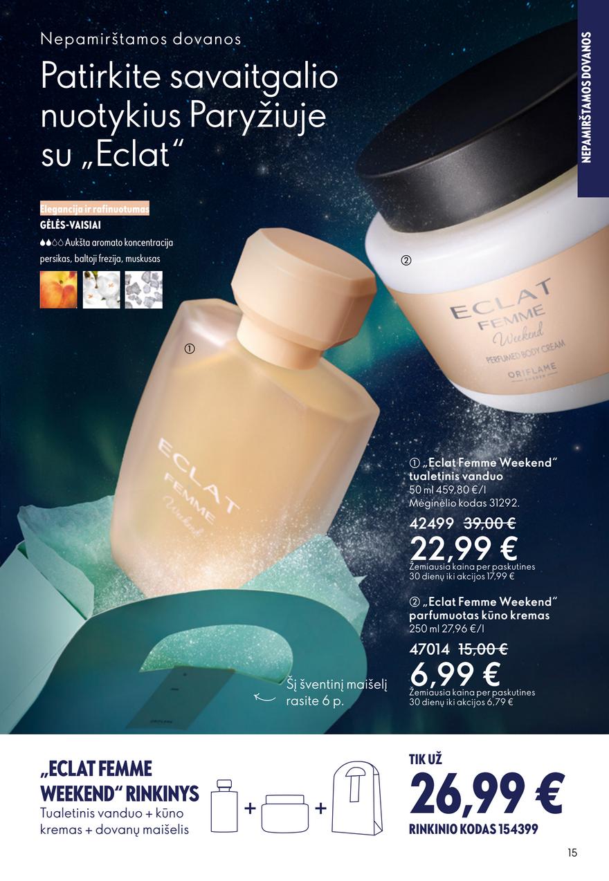 Oriflame katalogas akcijos nuo 
  2025-12-10 iki 
  2025-12-30 | Leidinukas.lt puslapis 15
