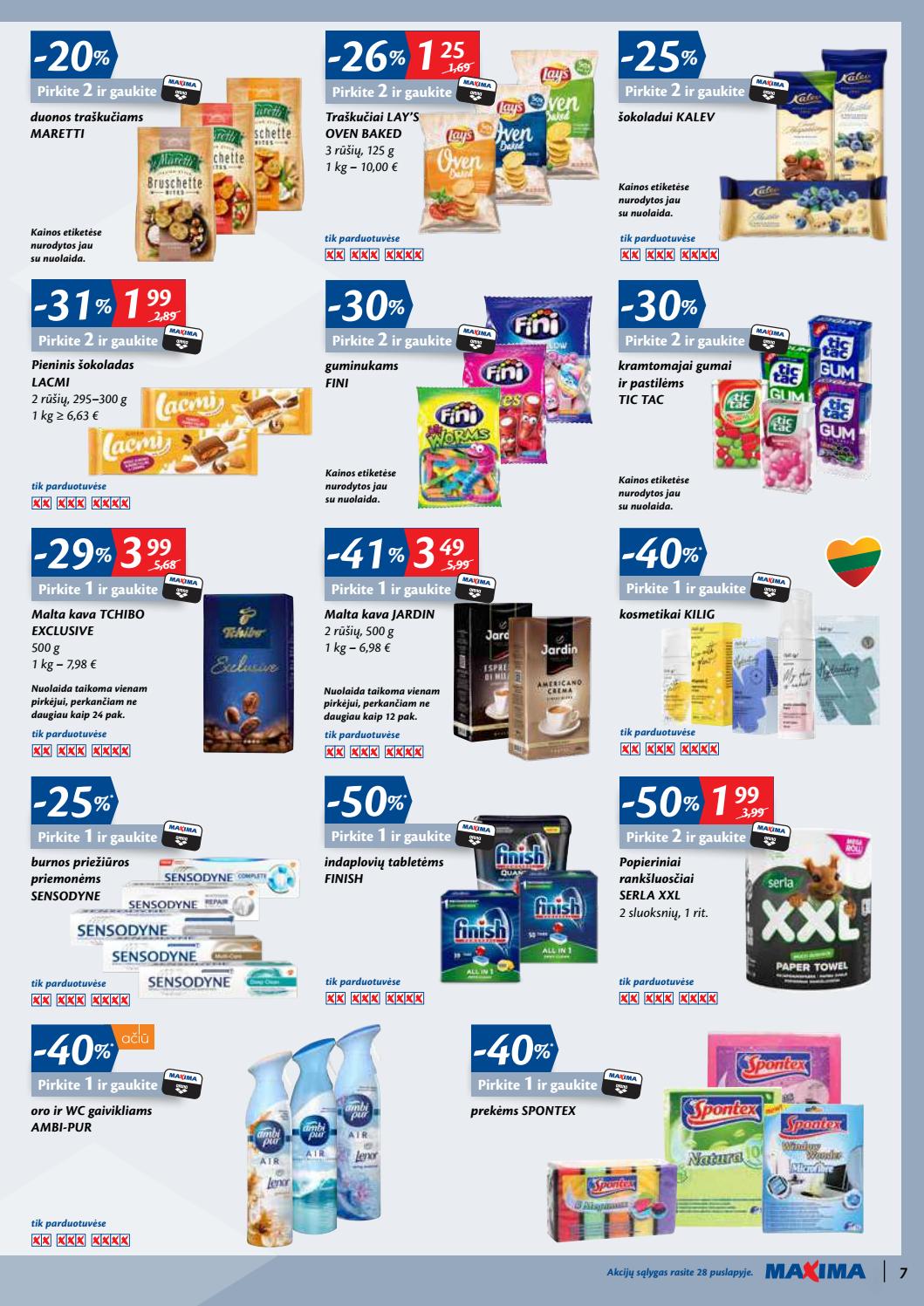 Maxima kaininis leidinys akcijos nuo 
  2020-07-21 iki 
  2020-07-27 | Leidinukas.lt puslapis 7