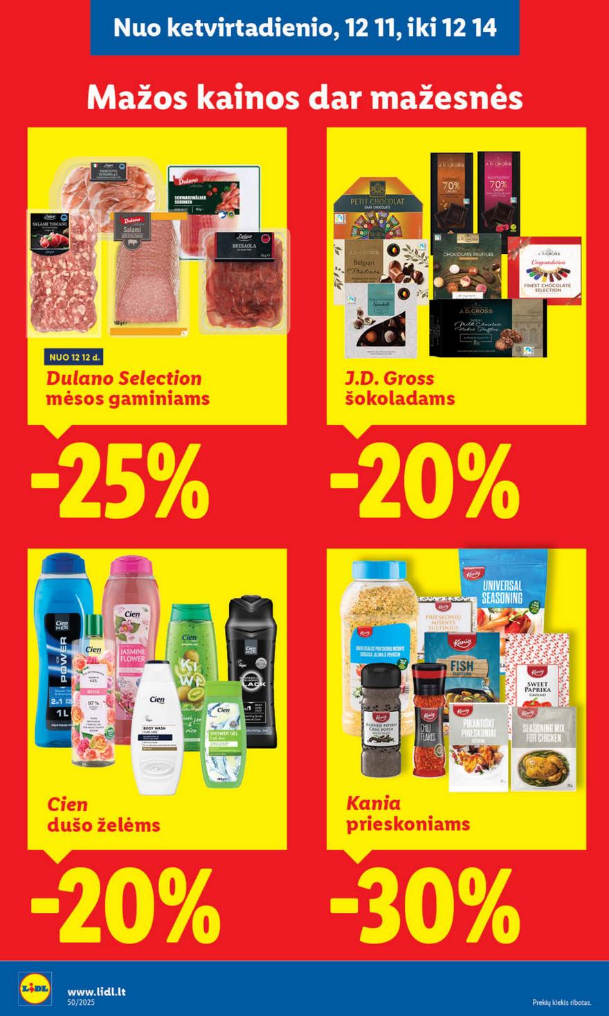 Lidl leidinys akcijos nuo 
  2025-12-08 iki 
  2025-12-14 | Leidinukas.lt puslapis 48