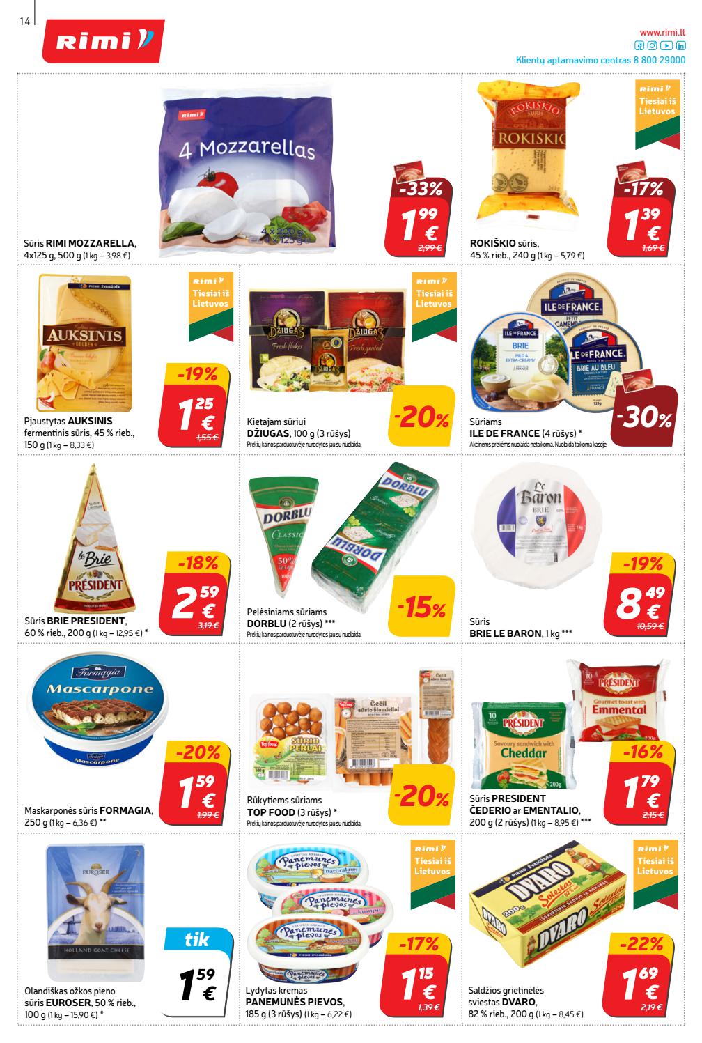 Rimi savaitinis leidinys akcijos nuo 
  2021-06-15 iki 
  2021-06-21 | Leidinukas.lt puslapis 14