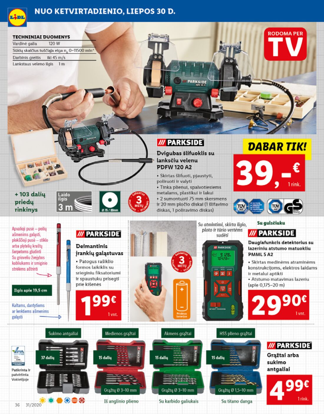 Lidl savaitinis leidinys akcijos nuo 
  2020-07-27 iki 
  2020-08-02 | Leidinukas.lt puslapis 36