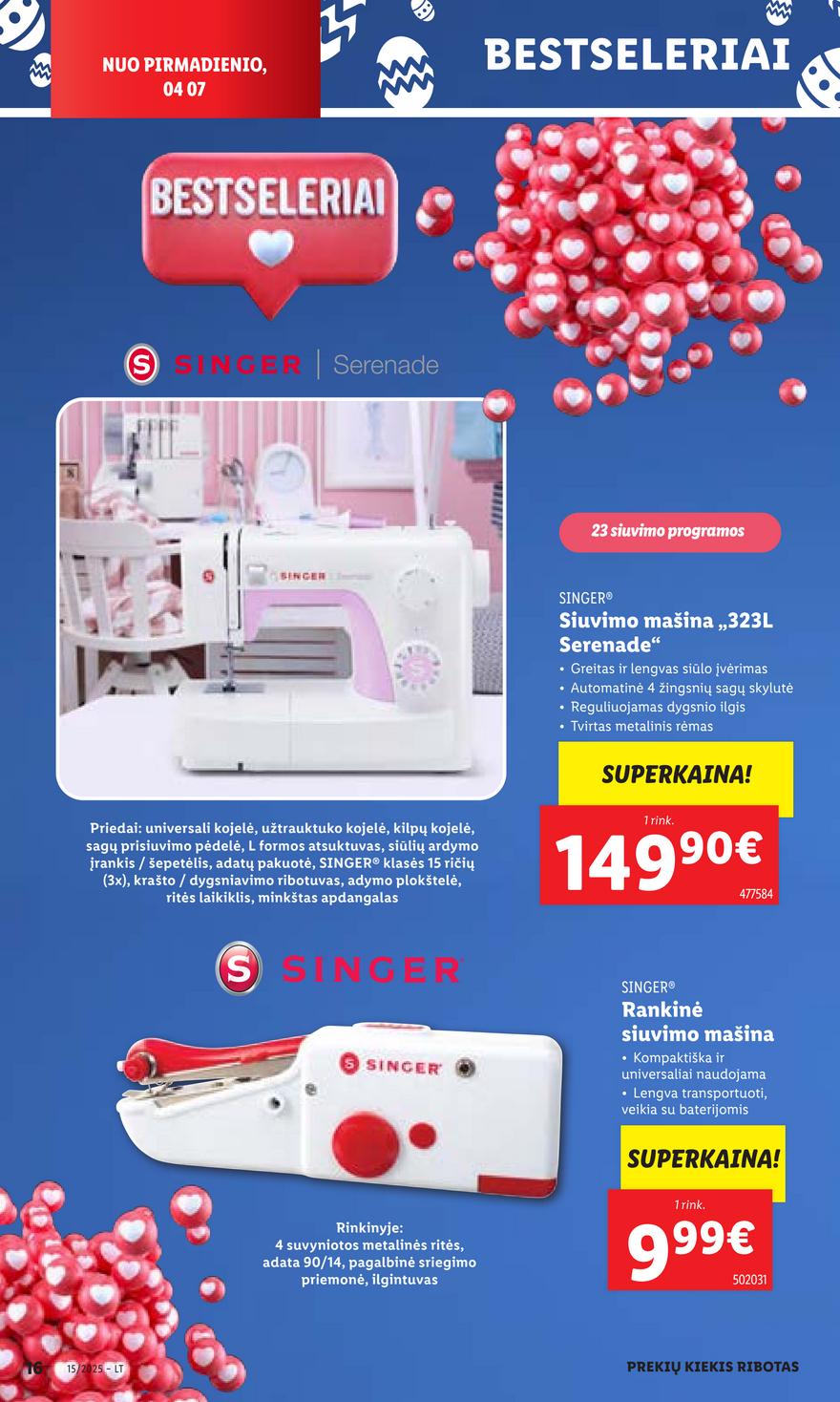 Lidl ne maisto leidinys akcijos nuo 
  2025-04-07 iki 
  2025-04-13 | Leidinukas.lt puslapis 16