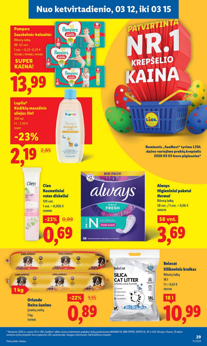 Lidl leidinys naujas akcijos nuo 
  2026-03-09 iki 
  2026-03-15 | Leidinukas.lt puslapis 29