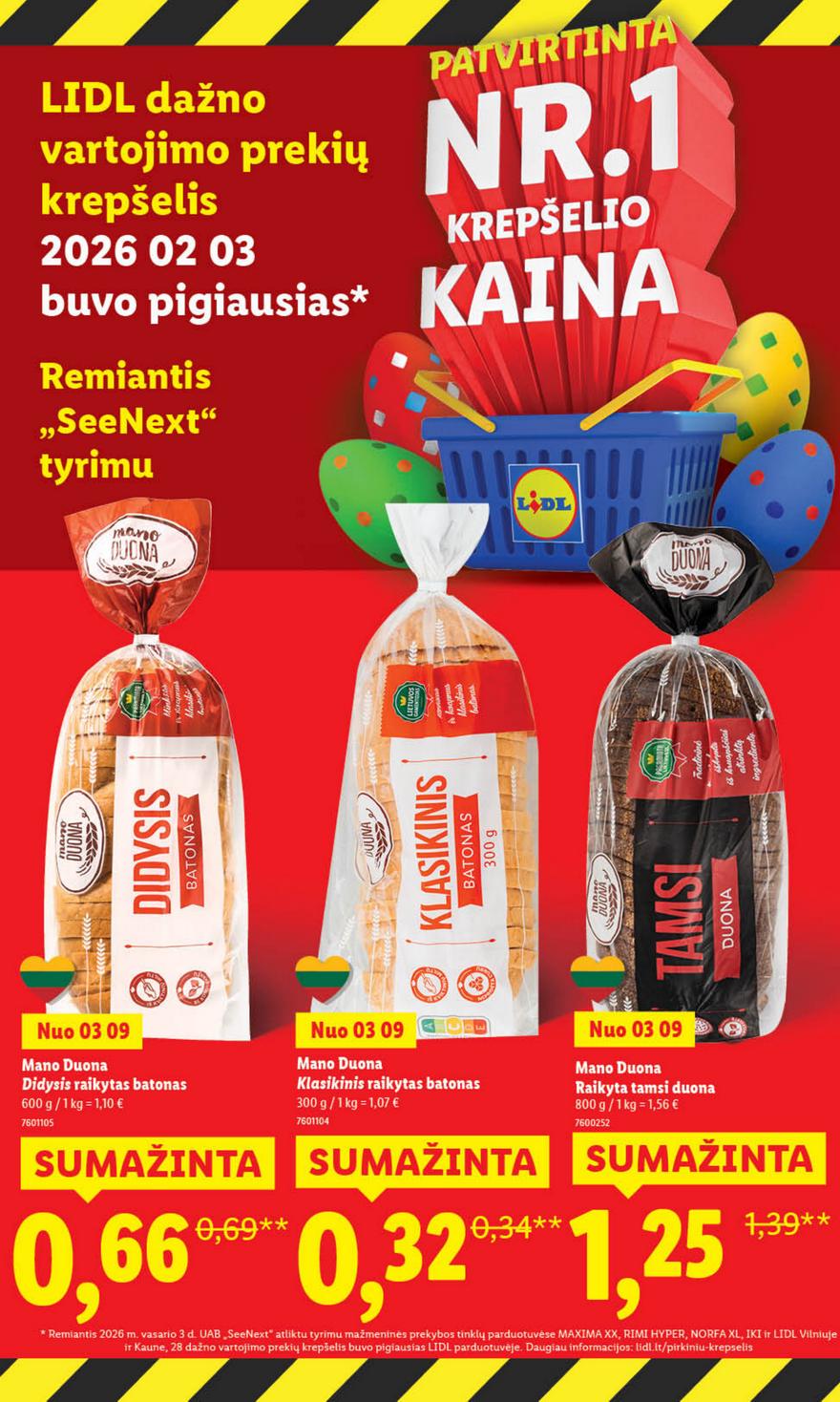 Lidl leidinys naujas akcijos nuo 
  2026-03-09 iki 
  2026-03-15 | Leidinukas.lt puslapis 2