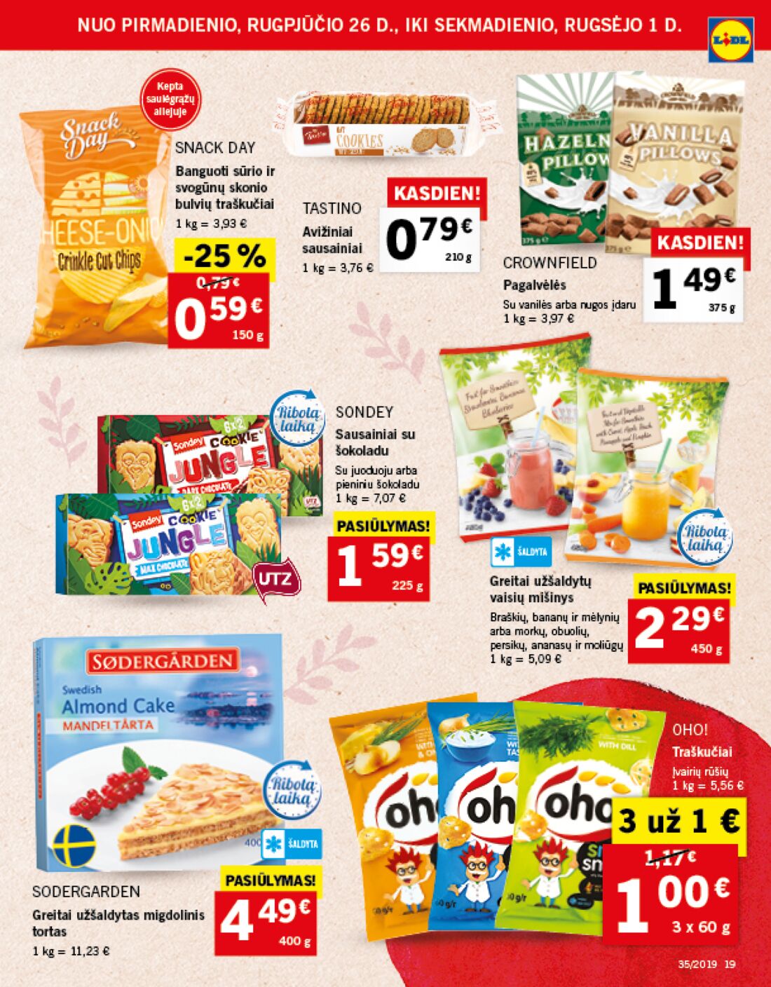 Lidl savaitinis leidinys akcijos nuo 
  2019-08-26 iki 
  2019-09-01 | Leidinukas.lt puslapis 19