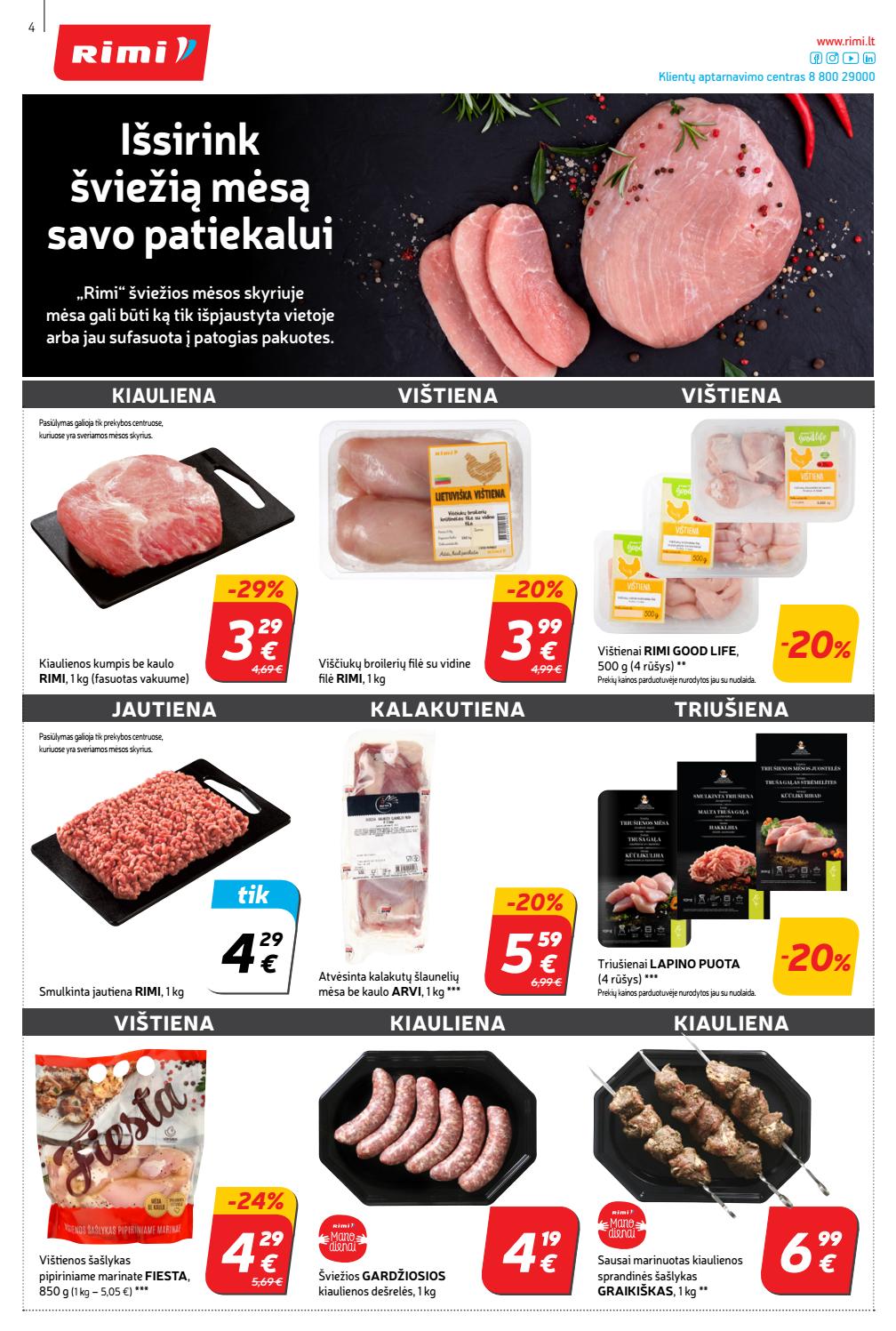 Rimi savaitinis leidinys akcijos nuo 
  2020-04-14 iki 
  2020-04-20 | Leidinukas.lt puslapis 4