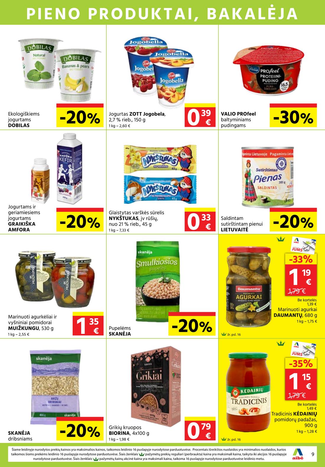 Aibė pasiūlymai akcijos nuo 
  2021-04-08 iki 
  2021-04-20 | Leidinukas.lt puslapis 9