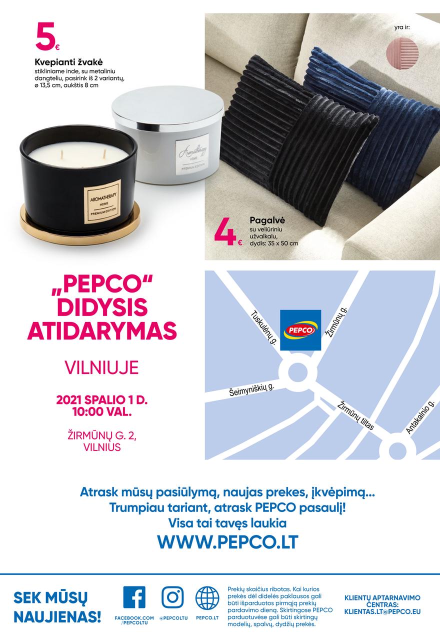 Pepco atidarymo leidinys akcijos nuo
2021-10-01 iki
2021-10-07 | Leidinukas.lt puslapis 8