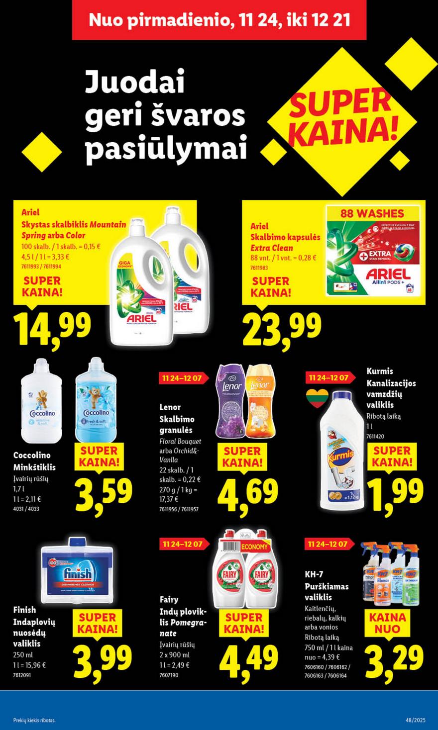 Lidl leidinys naujas akcijos nuo 
  2025-11-24 iki 
  2025-11-30 | Leidinukas.lt puslapis 3