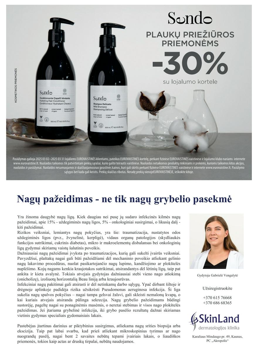 Euro vaistinė katalogas akcijos nuo 
  2025-03-01 iki 
  2025-03-31 | Leidinukas.lt puslapis 26