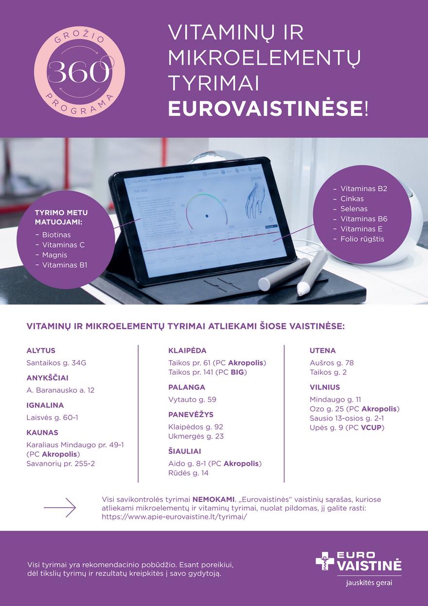 Euro vaistinė leidinys akcijos nuo 
  2021-09-01 iki 
  2021-09-30 | Leidinukas.lt puslapis 22