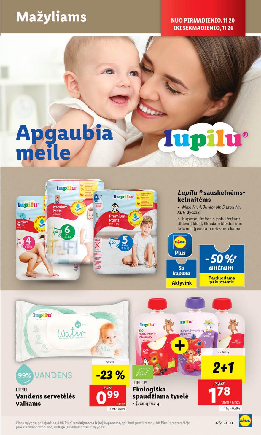 Lidl pasiūlymai akcijos nuo 
  2023-11-20 iki 
  2023-11-26 | Leidinukas.lt puslapis 30
