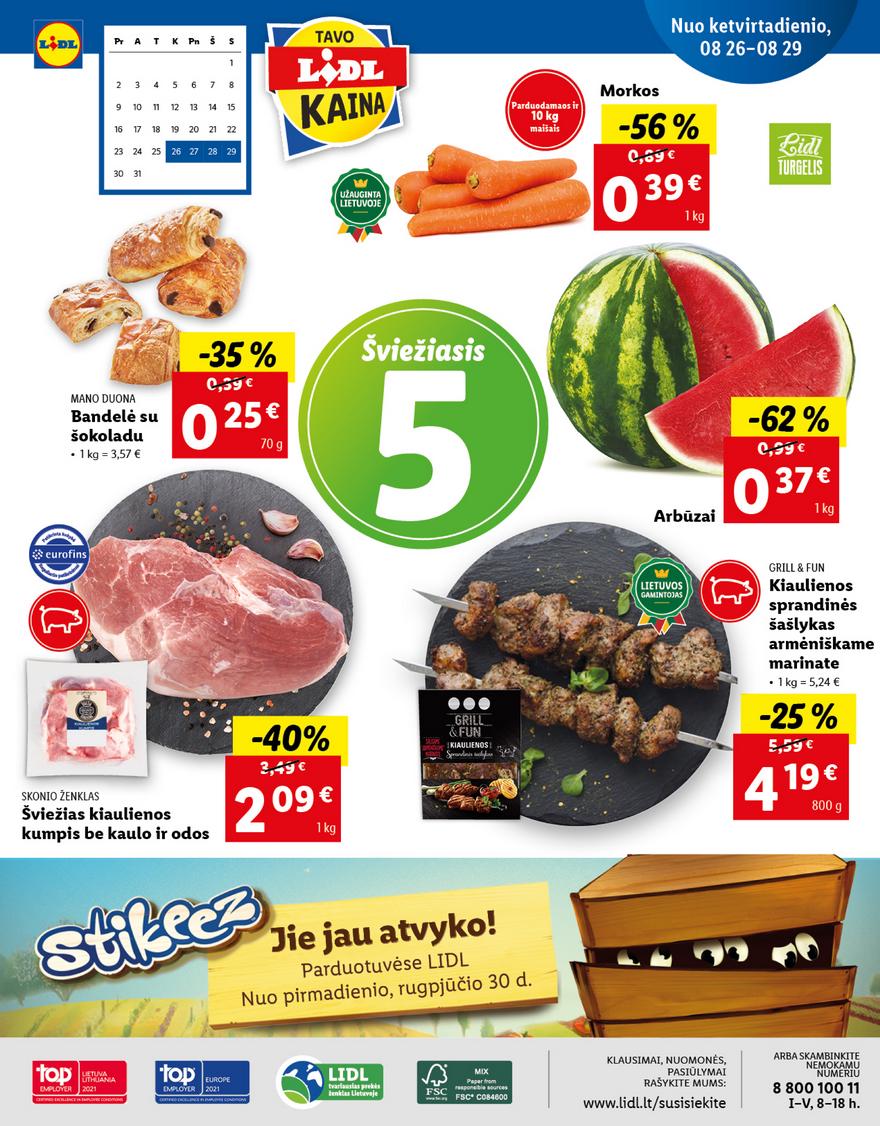 Lidl maisto prekių pasiūlymai akcijos nuo 
  2021-08-23 iki 
  2021-08-29 | Leidinukas.lt puslapis 40