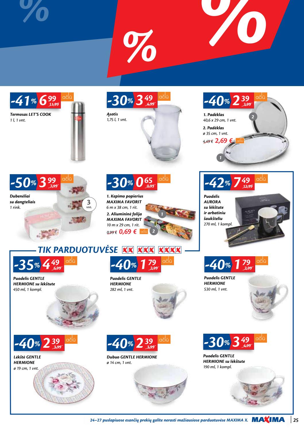Maxima kaininis leidinys akcijos nuo 
  2020-09-17 iki 
  2020-09-20 | Leidinukas.lt puslapis 25