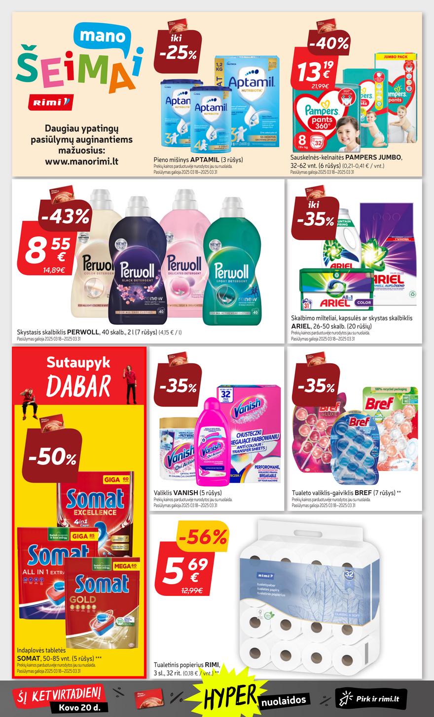 Rimi savaitinis leidinys 12 akcijos nuo 
  2025-03-18 iki 
  2025-03-24 | Leidinukas.lt puslapis 30
