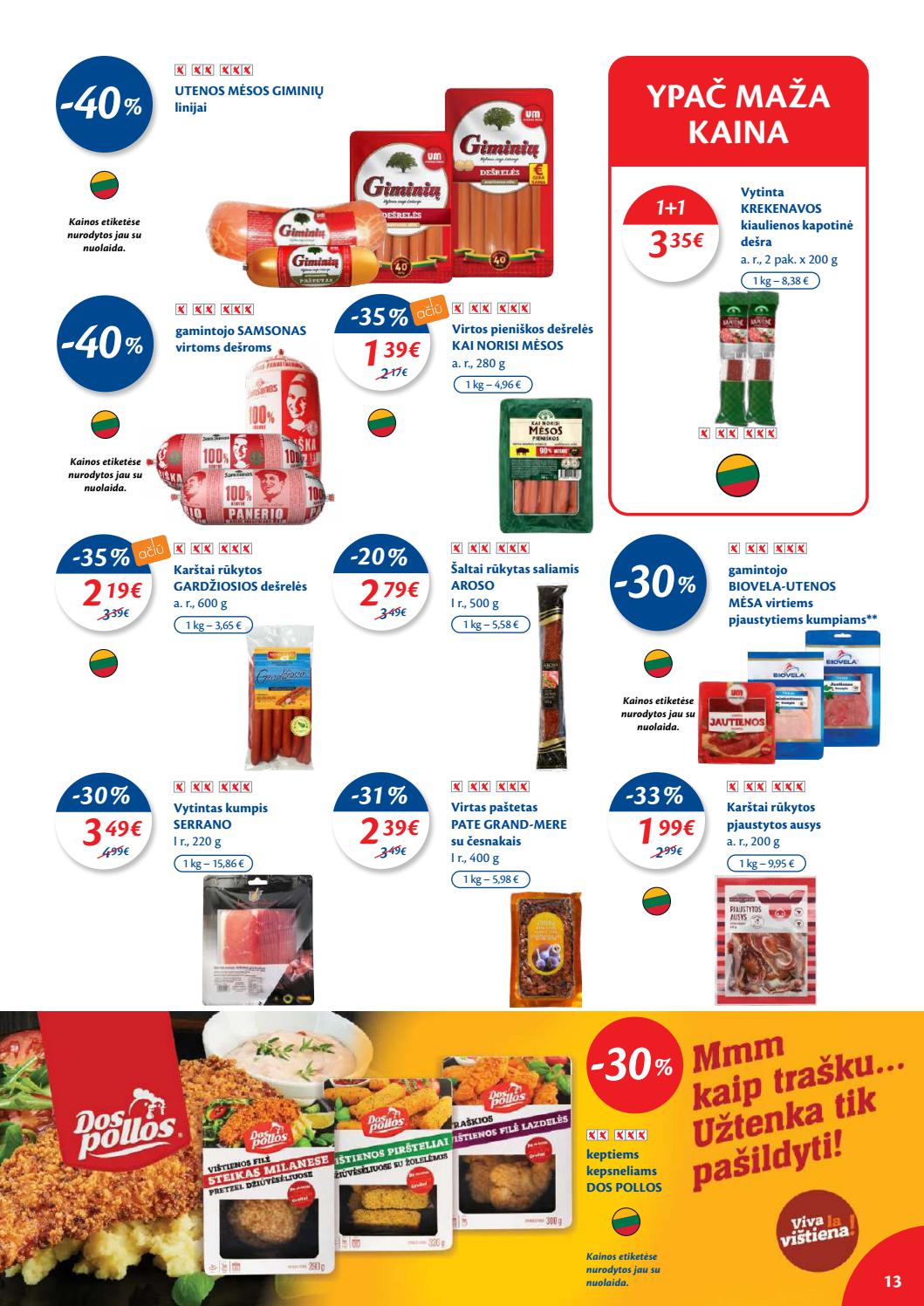 Maxima kaininis leidinys akcijos nuo 
  2021-05-18 iki 
  2021-05-24 | Leidinukas.lt puslapis 13