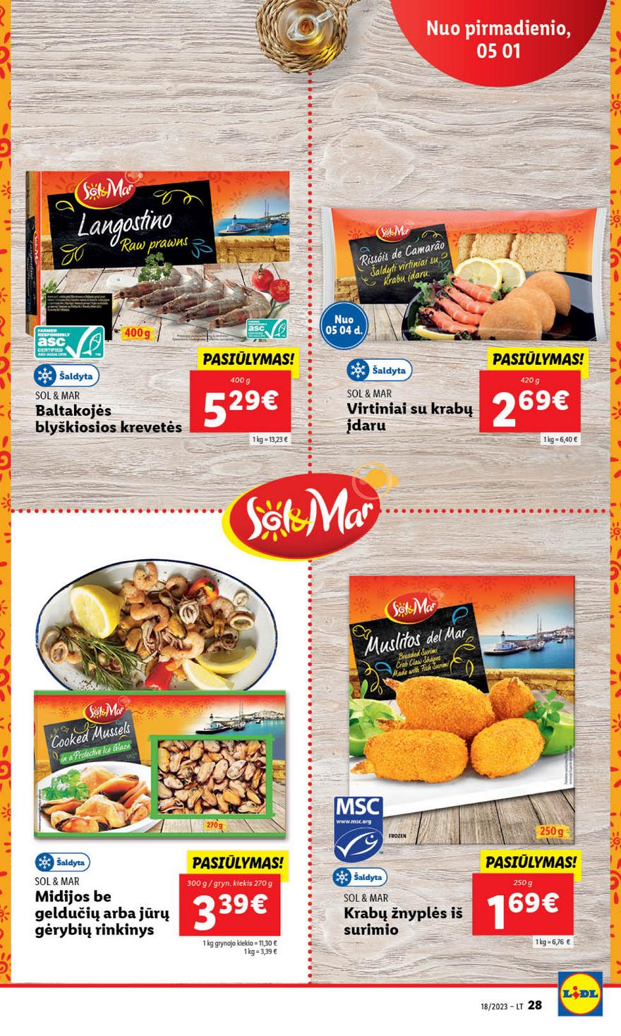 Lidl pasiūlymai akcijos nuo 
  2023-05-01 iki 
  2023-05-07 | Leidinukas.lt puslapis 28