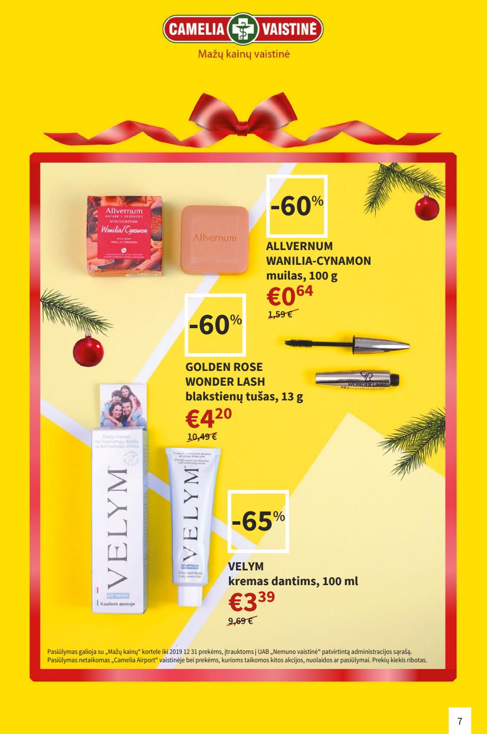 Camelia leidinys akcijos nuo 
  2019-12-01 iki 
  2019-12-31 | Leidinukas.lt puslapis 7
