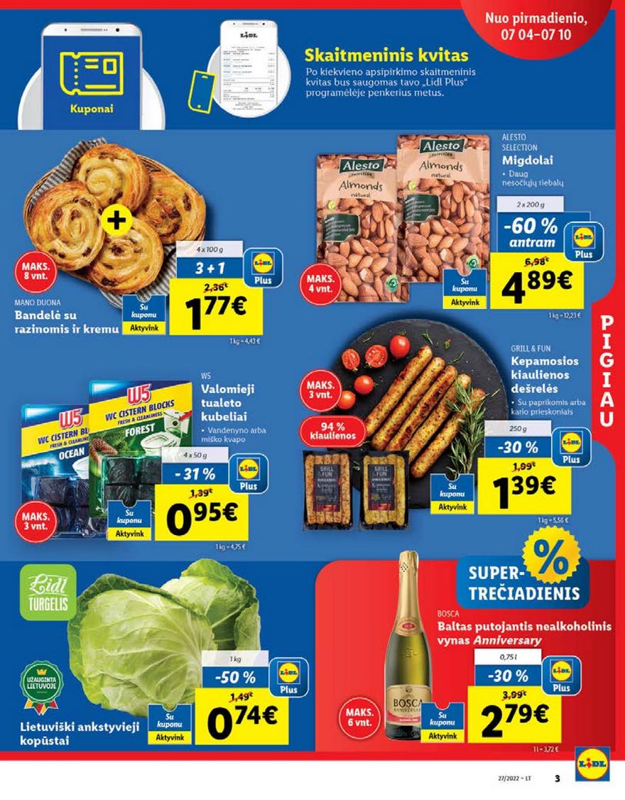 Lidl maisto prekių pasiūlymai akcijos nuo 
  2022-07-04 iki 
  2022-07-10 | Leidinukas.lt puslapis 3