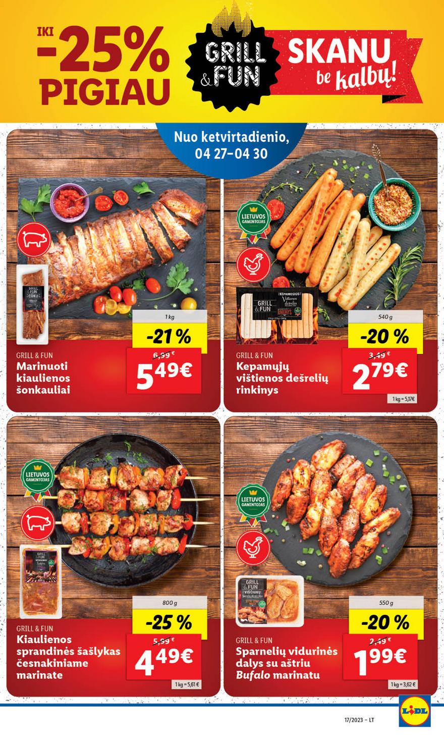 Lidl maisto prekių pasiūlymai akcijos nuo 
  2023-04-24 iki 
  2023-05-01 | Leidinukas.lt puslapis 8