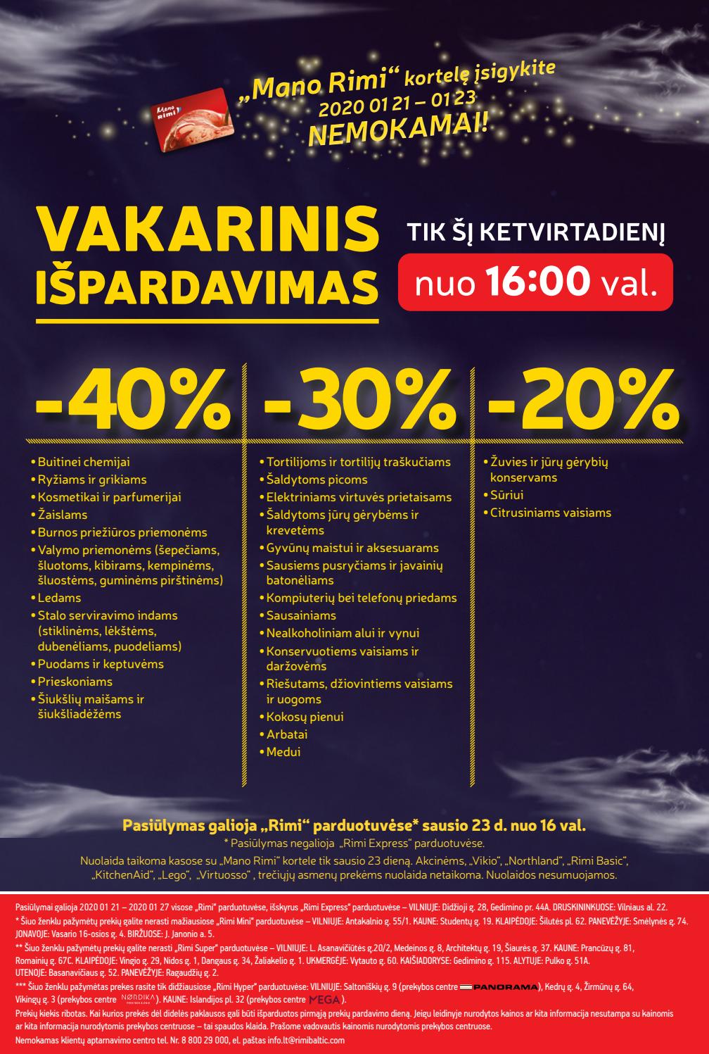 Rimi savaitinis leidinys akcijos nuo 
  2020-01-21 iki 
  2020-01-27 | Leidinukas.lt puslapis 24