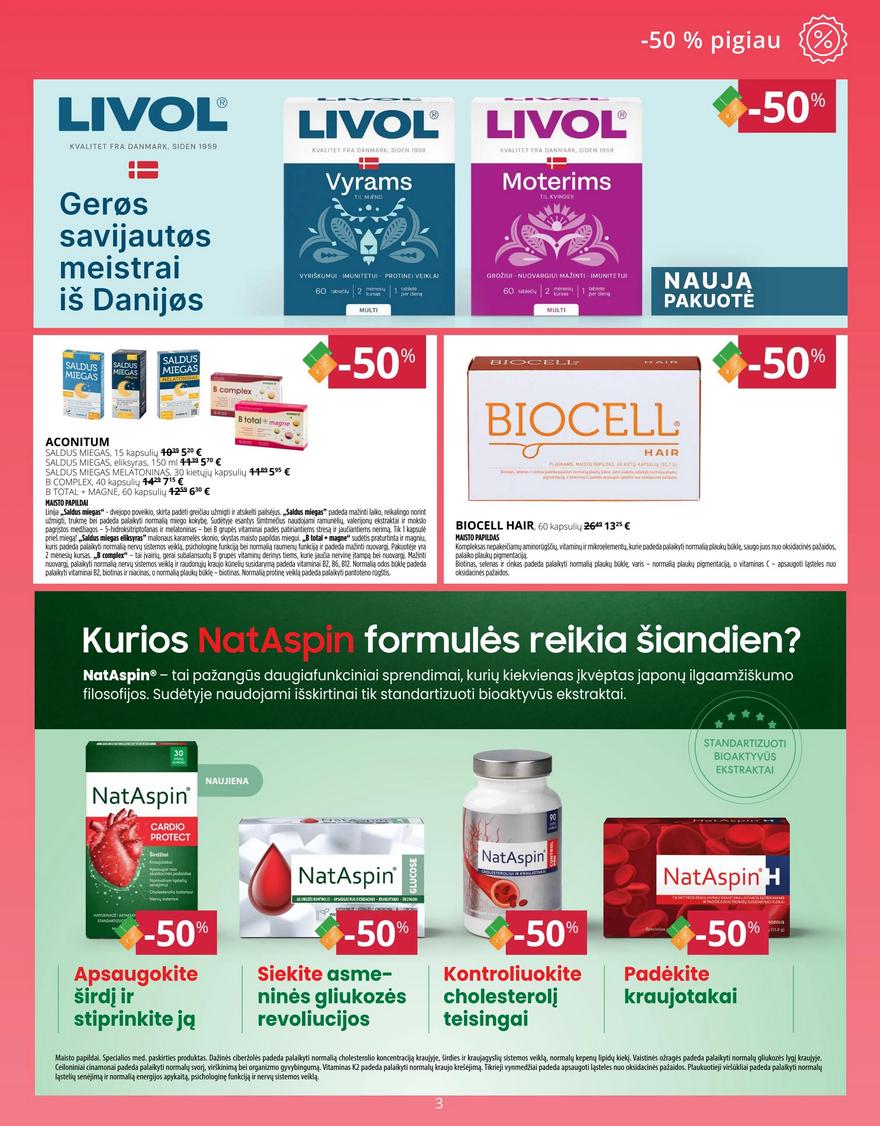 Gintarinės vaistinės leidinys akcijos nuo 
  2026-02-01 iki 
  2026-02-28 | Leidinukas.lt puslapis 3