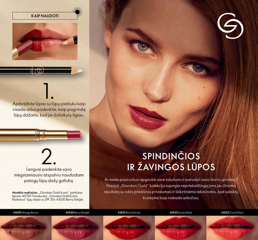 Oriflame katalogas akcijos nuo 
  2022-03-01 iki 
  2022-03-31 | Leidinukas.lt puslapis 6