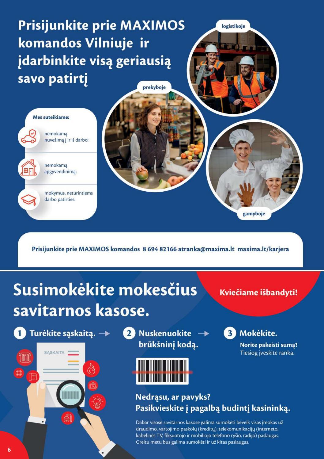 Maxima kaininis leidinys akcijos nuo 
  2022-01-11 iki 
  2022-01-17 | Leidinukas.lt puslapis 6