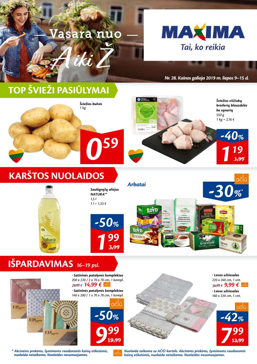 Maxima kaininis leidinys akcijos nuo 
  2019-07-09 iki 
  2019-07-15 | Leidinukas.lt puslapis 1