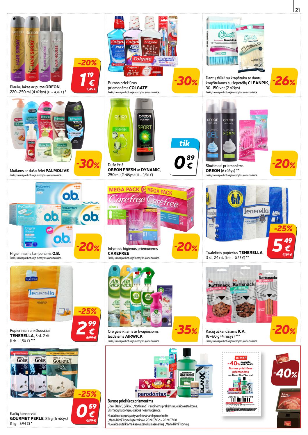 Rimi savaitinis leidinys akcijos nuo 
  2019-07-02 iki 
  2019-07-08 | Leidinukas.lt puslapis 21