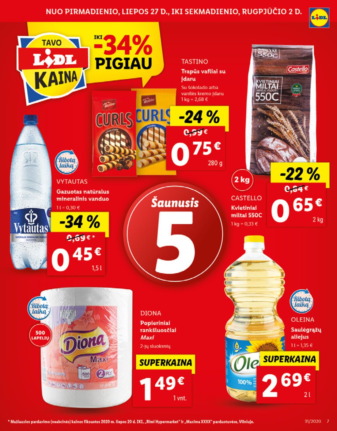 Lidl savaitinis leidinys akcijos nuo 
  2020-07-27 iki 
  2020-08-02 | Leidinukas.lt puslapis 7