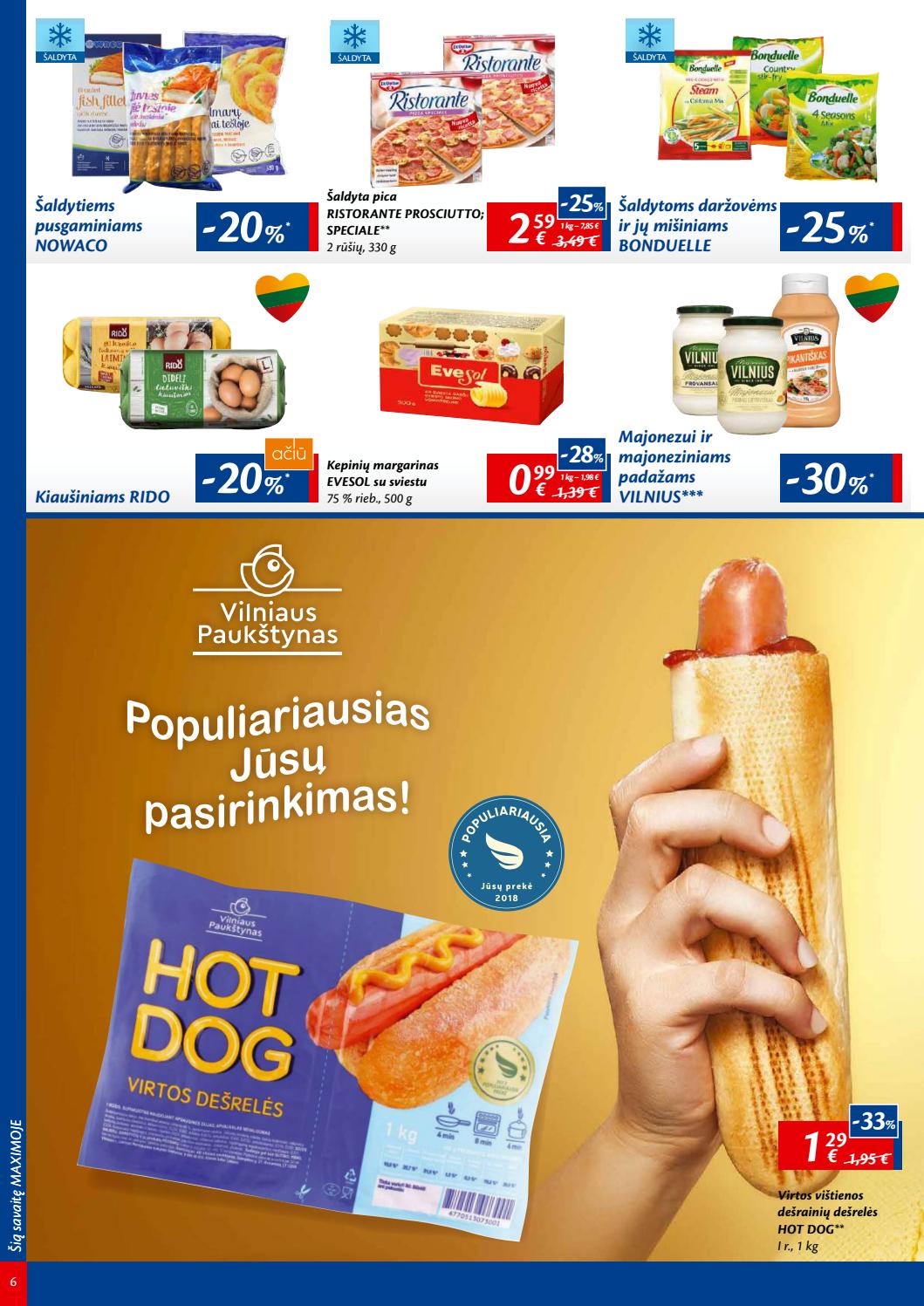Maxima kaininis leidinys akcijos nuo 
  2019-06-18 iki 
  2019-06-24 | Leidinukas.lt puslapis 6