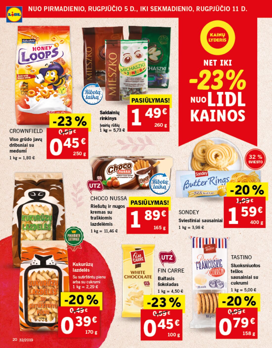 Lidl savaitinis leidinys akcijos nuo 
  2019-08-05 iki 
  2019-08-11 | Leidinukas.lt puslapis 20