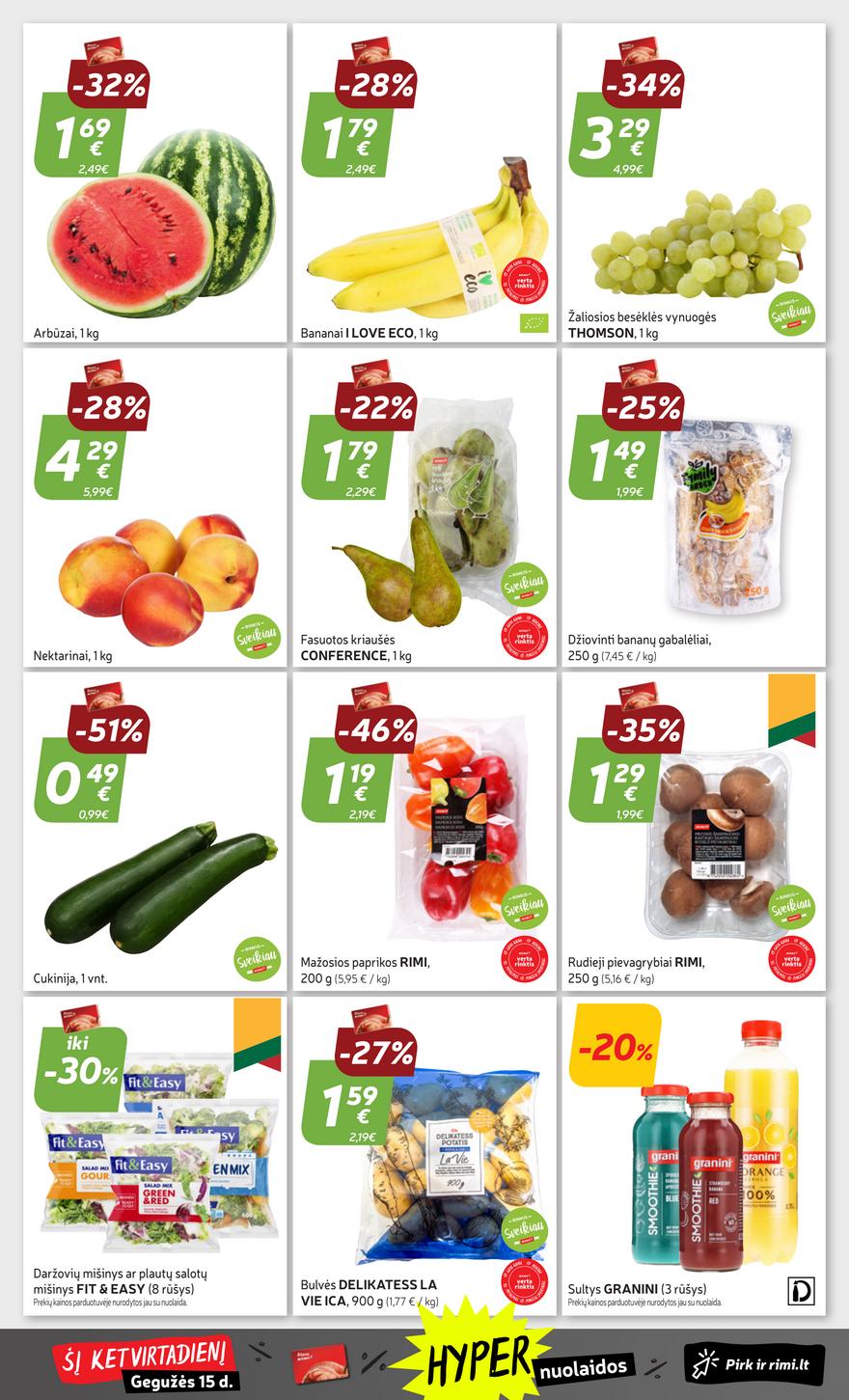 Rimi savaitinis leidinys 20 akcijos nuo 
  2025-05-13 iki 
  2025-05-19 | Leidinukas.lt puslapis 15