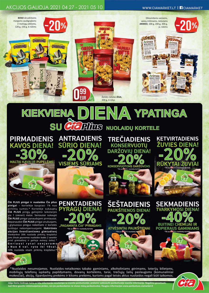 Čia market leidinys akcijos nuo 
  2021-04-27 iki 
  2021-05-10 | Leidinukas.lt puslapis 10