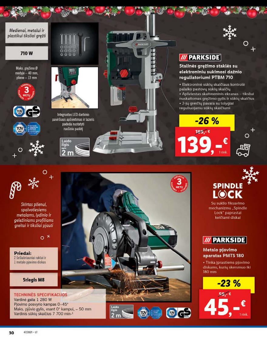 Lidl maisto prekių pasiūlymai akcijos nuo 
  2021-11-22 iki 
  2021-11-28 | Leidinukas.lt puslapis 30