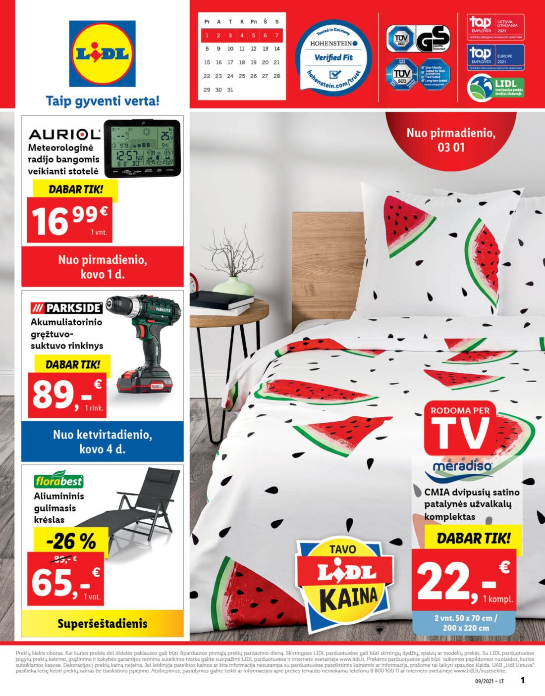 Lidl savaitinis leidinys akcijos nuo 
  2021-03-01 iki 
  2021-03-07 | Leidinukas.lt puslapis 1