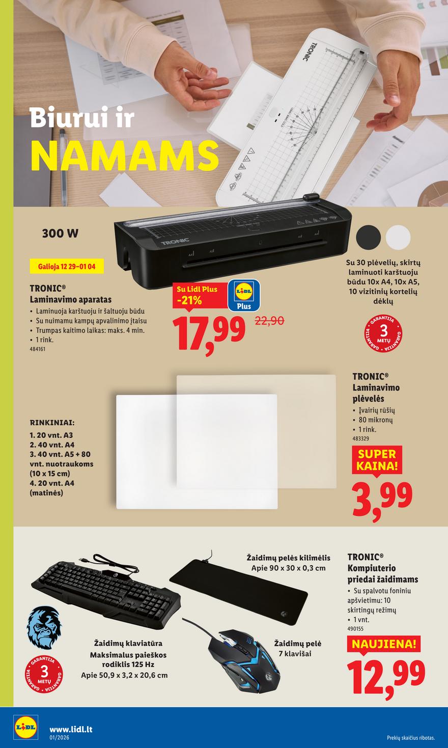 Lidl leidinys akcijos nuo 
  2025-12-29 iki 
  2026-01-04 | Leidinukas.lt puslapis 16