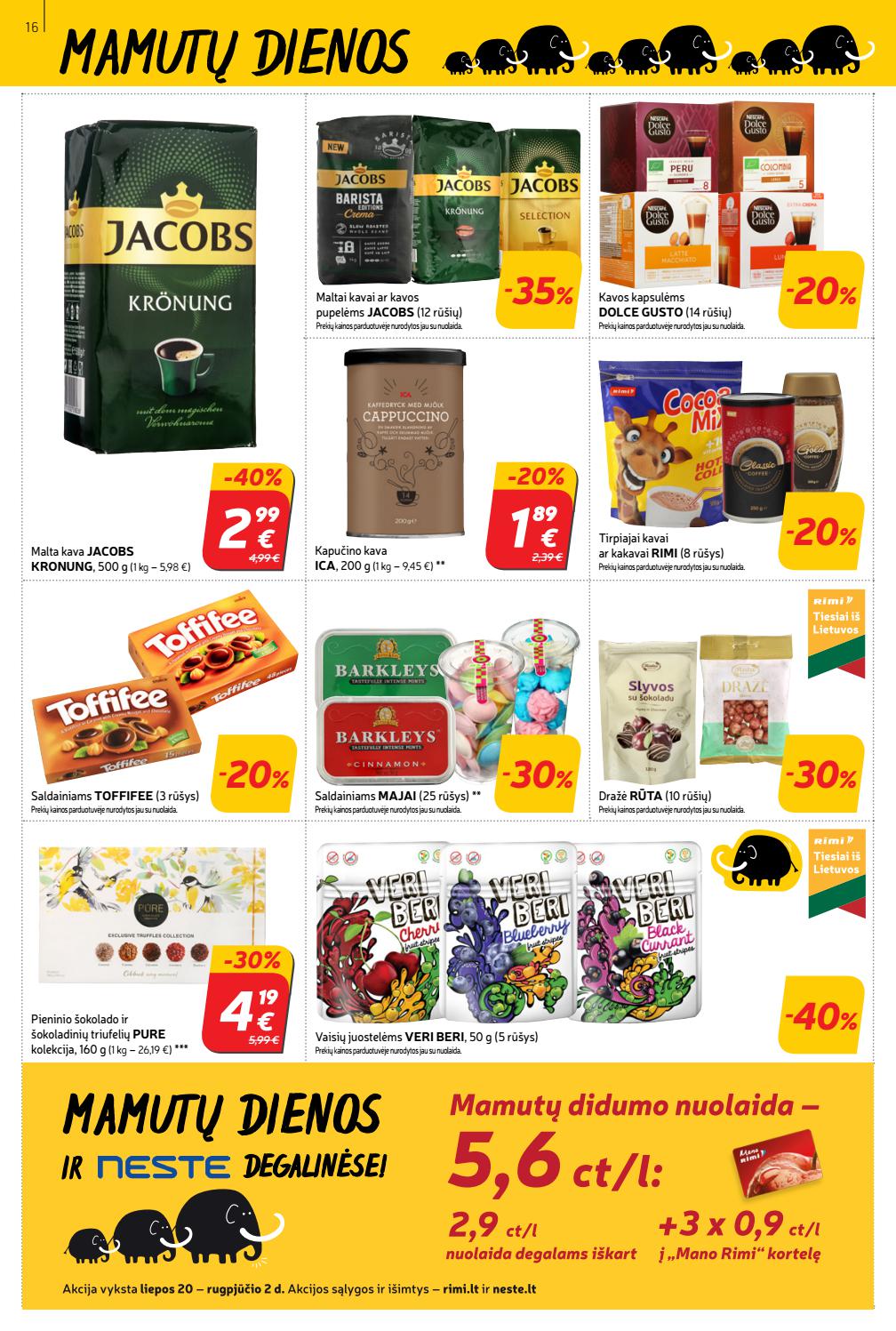 Rimi savaitinis leidinys akcijos nuo 
  2021-07-27 iki 
  2021-08-02 | Leidinukas.lt puslapis 16