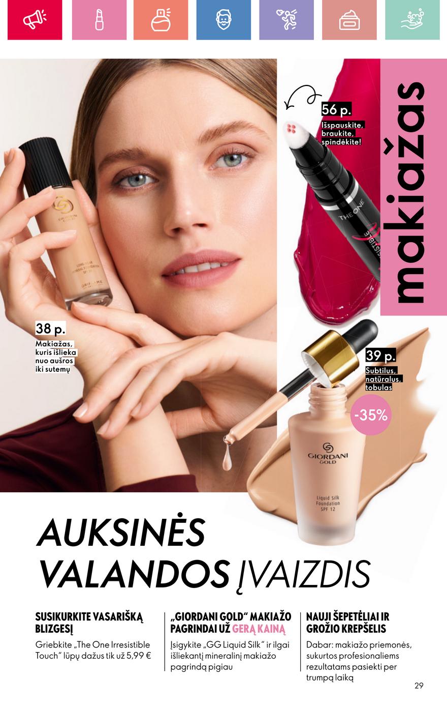 Oriflame katalogas akcijos nuo 
  2025-07-13 iki 
  2025-08-02 | Leidinukas.lt puslapis 29