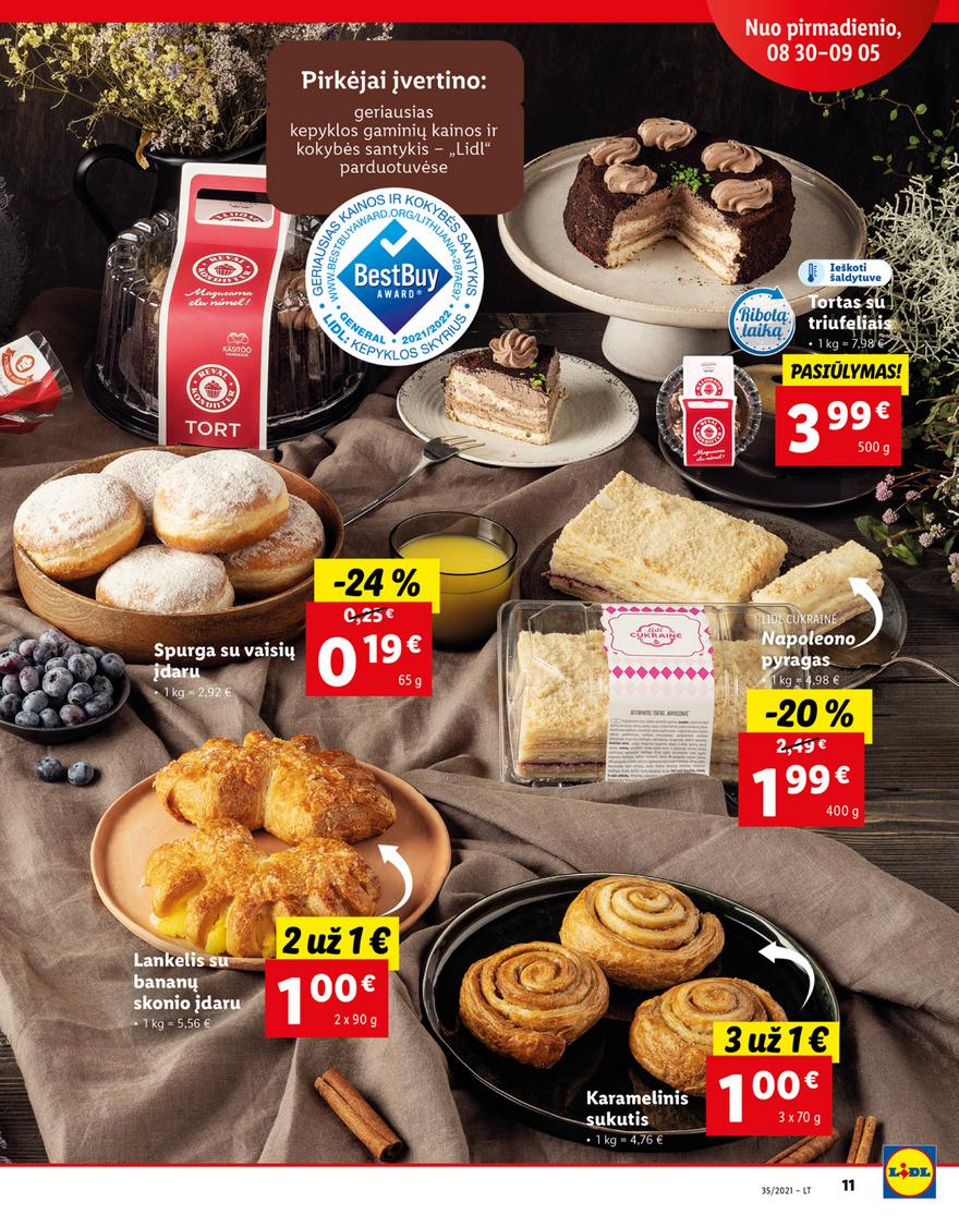 Lidl maisto prekių pasiūlymai akcijos nuo 
  2021-08-30 iki 
  2021-09-05 | Leidinukas.lt puslapis 11