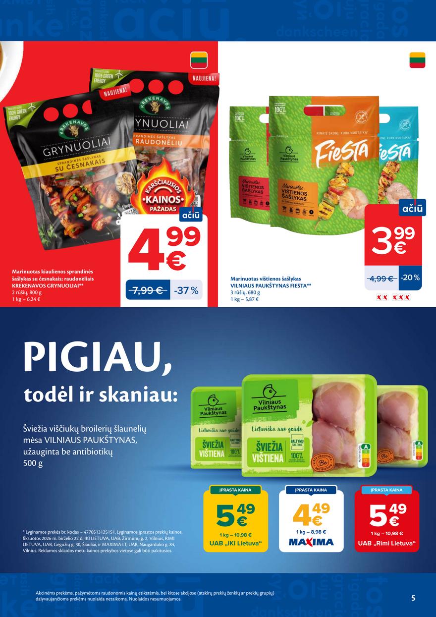 Maxima leidinys akcijos nuo 
  2026-06-30 iki 
  2026-07-06 | Leidinukas.lt puslapis 5
