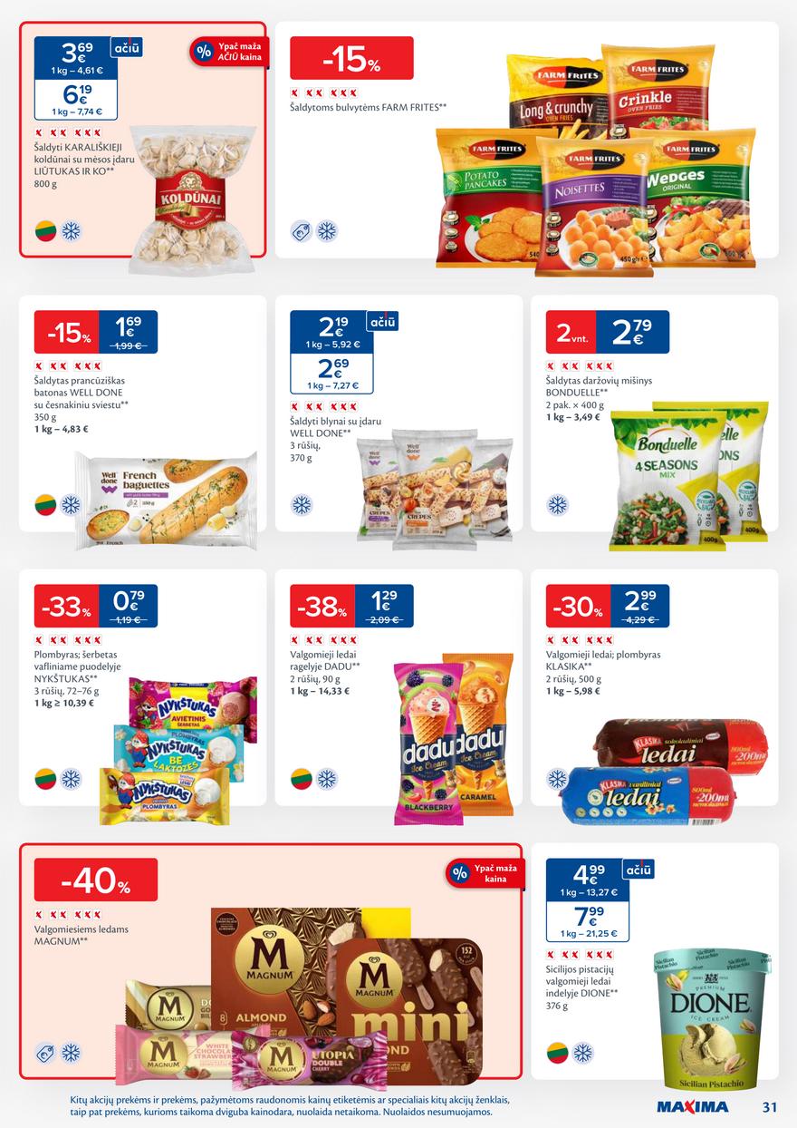 Maxima leidinukas akcijos nuo 
  2025-10-21 iki 
  2025-10-27 | Leidinukas.lt puslapis 31
