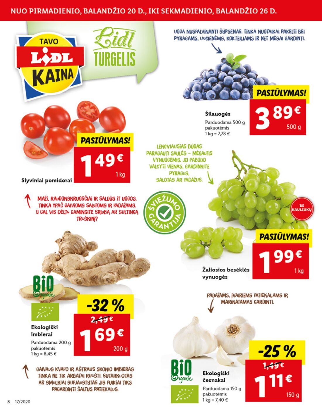 Lidl savaitinis leidinys akcijos nuo 
  2020-04-20 iki 
  2020-04-26 | Leidinukas.lt puslapis 8