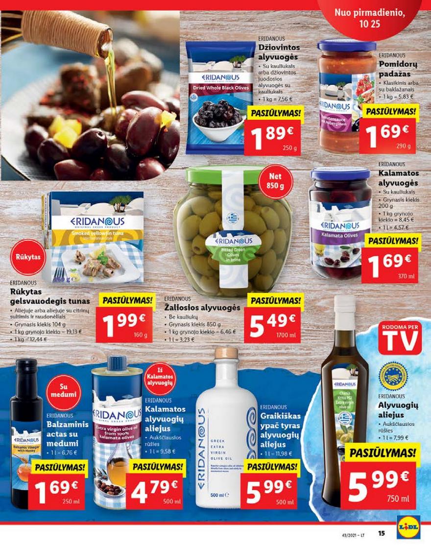 Lidl pasiūlymai akcijos nuo 
  2021-10-25 iki 
  2021-10-31 | Leidinukas.lt puslapis 15